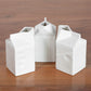 Set of 3 x 500ml Porcelain Milk Carton Serving Jugs