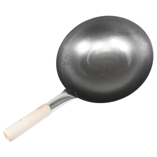 30cm Traditional Wok with Wooden Handle