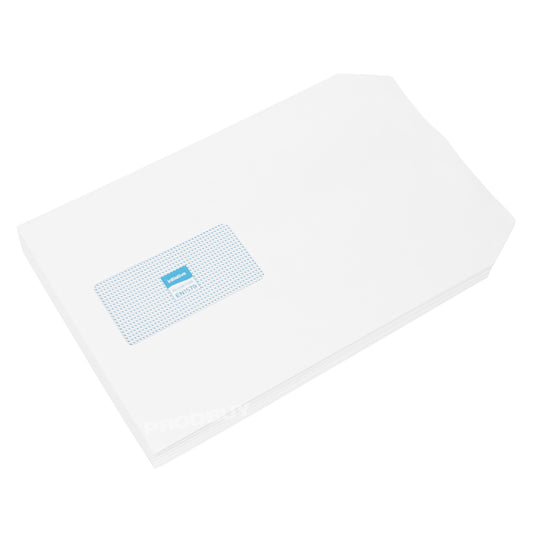 50 C5 Window Plain White Envelopes 90gsm