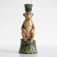 Monkey Colour Resin Candlestick 24cm