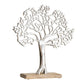 Silver Colour Aluminium Tree of Life 34cm Ornament