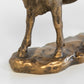 Bronzed Stag Ornament Deer Reindeer Sculpture