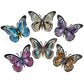 Set of 6 Butterfly Metal Garden Wall Art Fence Ornaments