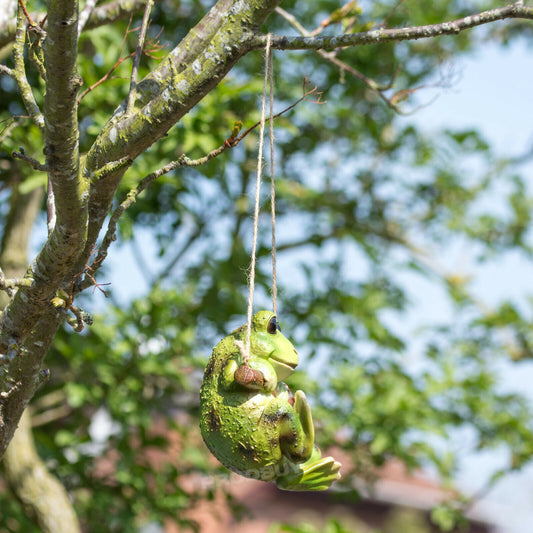 Small Hanging Frog Garden Ornament