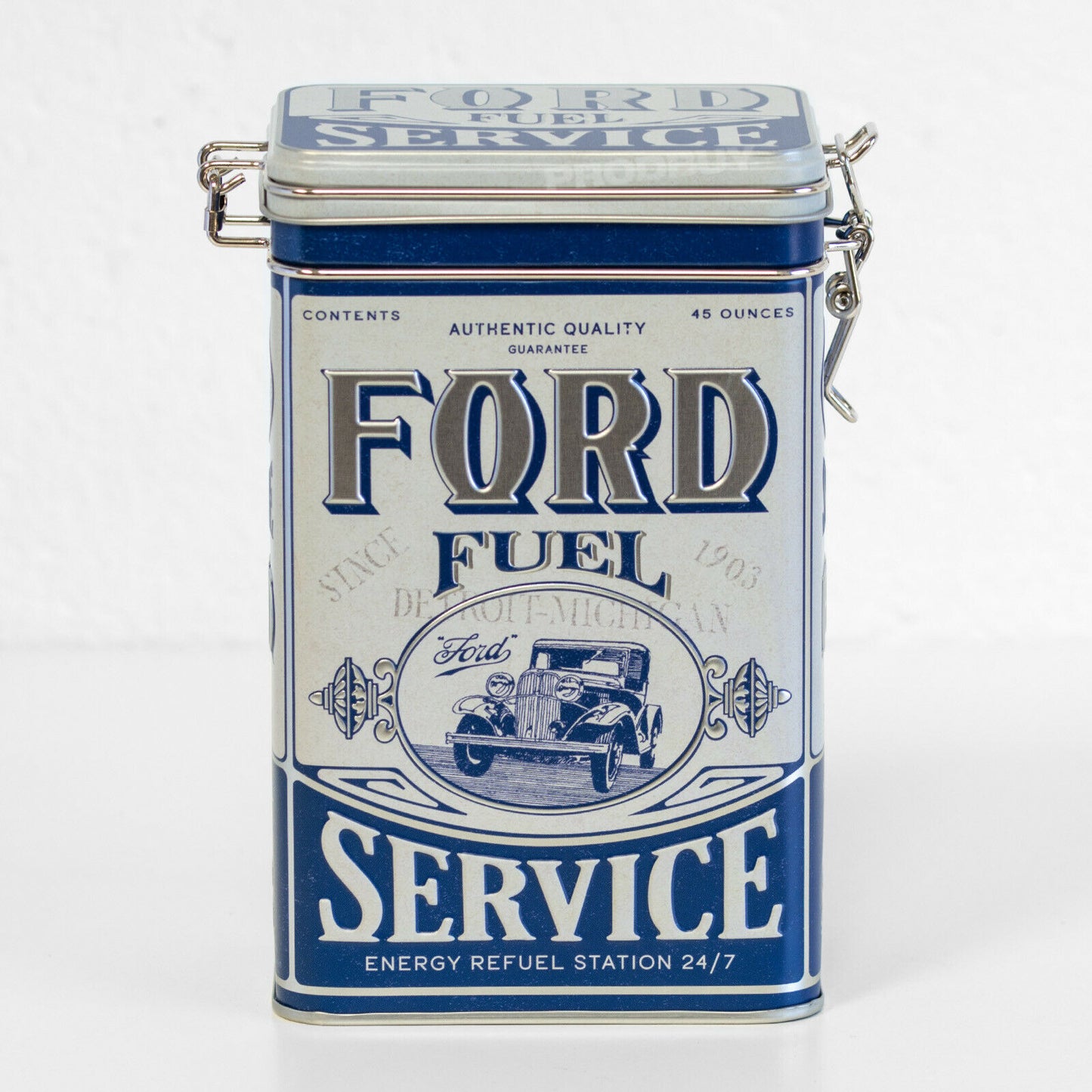 Ford Fuel Service Retro Clip Top 1.3 Litre Storage Tin