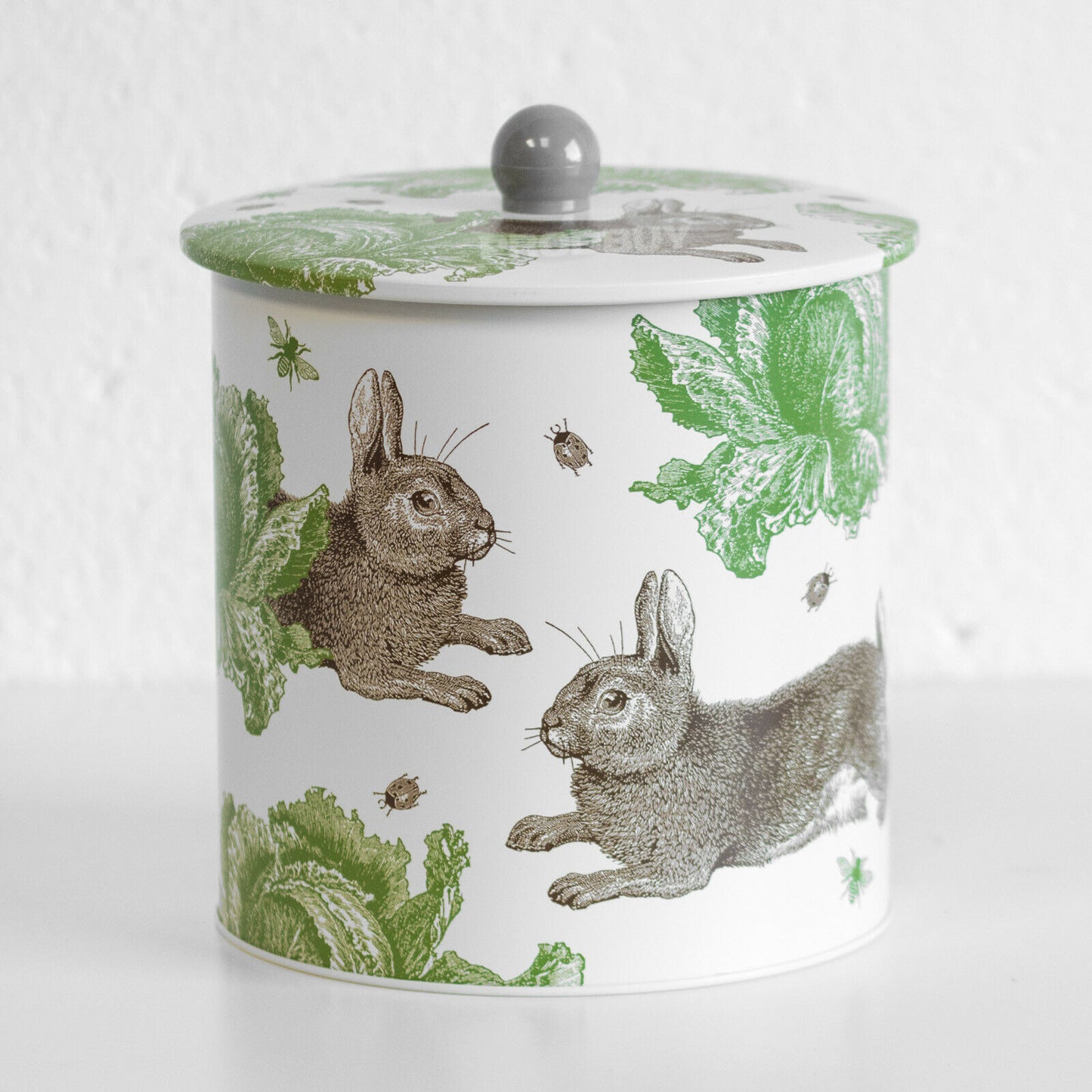 Thornhill & Peel Cream Rabbits Biscuit Barrel Tin
