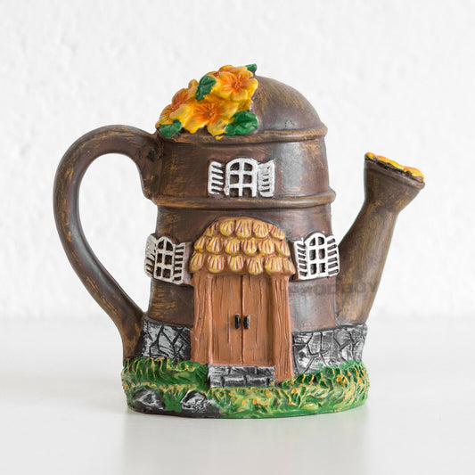Fairy Garden House Watering Can Ornament