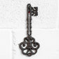 Cast Iron Key Thermometer Wall Hanging Ornament