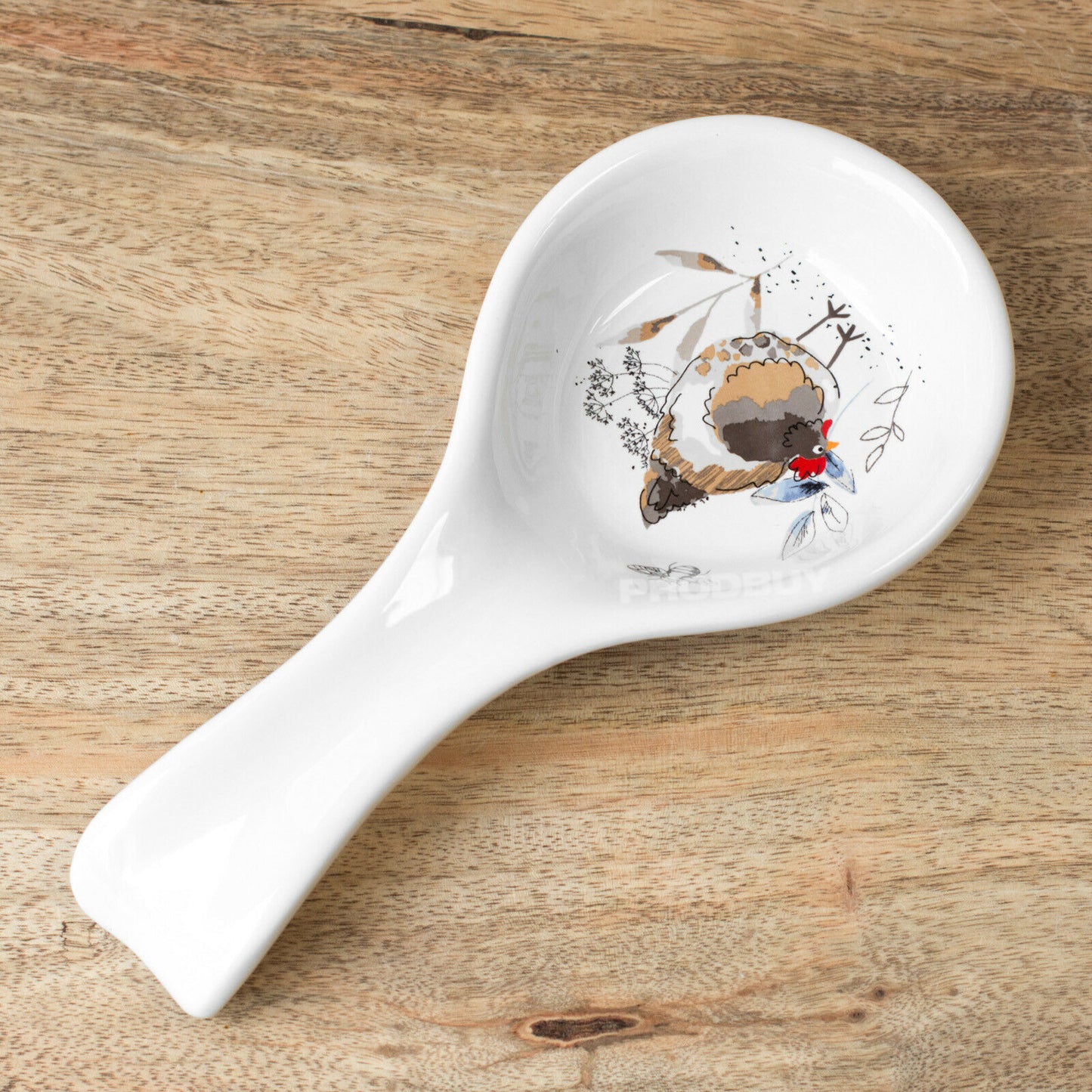 Country Hens Ceramic Spoon Rest 20cm