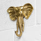 Gold 23cm Elephant Head Wall Mounted