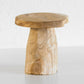 Teak Wood Mushroom Indoor Flower Plant Pot Stand