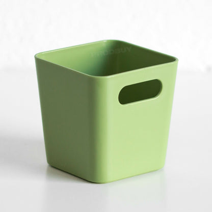 Green 10cm Plastic Pen Pot Holder Desktop Organiser