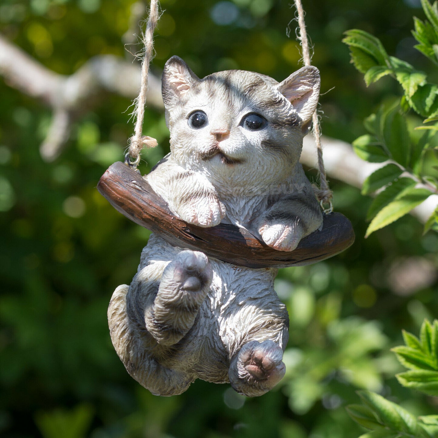 Hanging Cat Kitten Garden Decoration Ornament