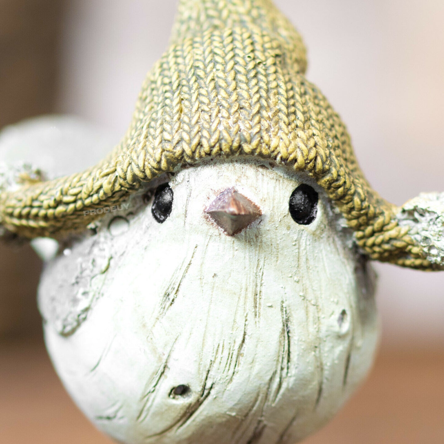 Small Christmas Bird in a Woolly Hat Ornament