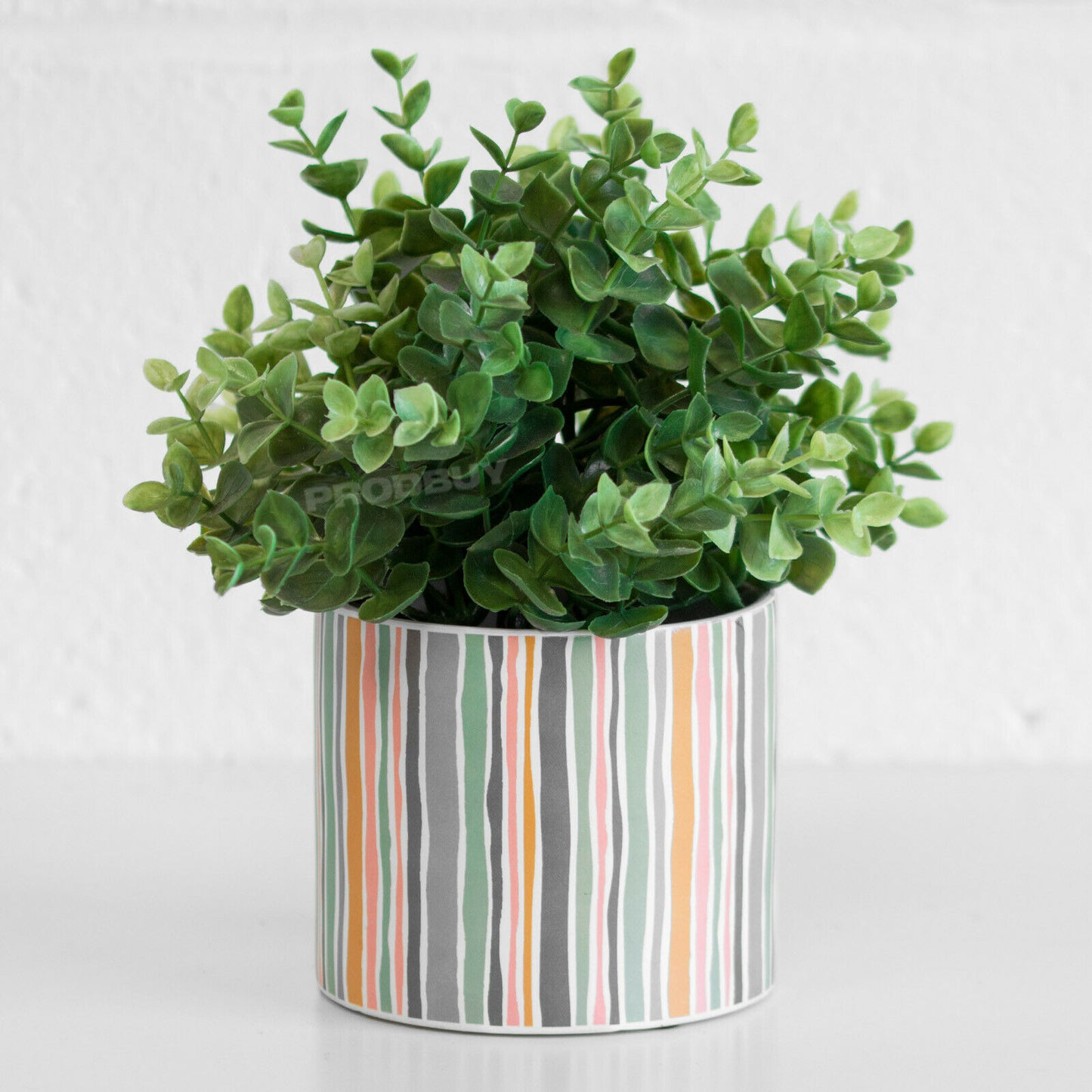 Colour Stripes Small 12cm Ceramic Plant Pot