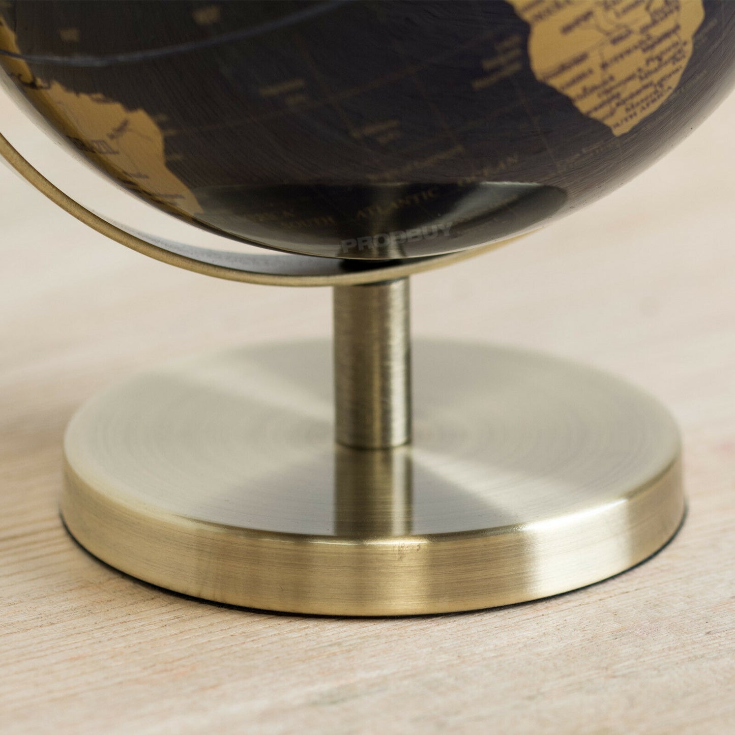 Small Decorative Globe with Gold Markings