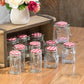 Set of 12 Small Spice Jars 90ml Clip Top