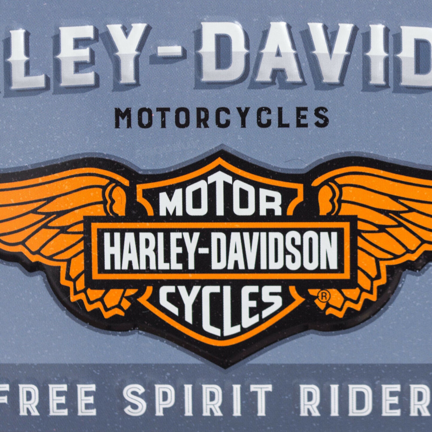 Harley-Davidson 'Free Spirit Riders' Hanging 20cm Metal Wall Sign