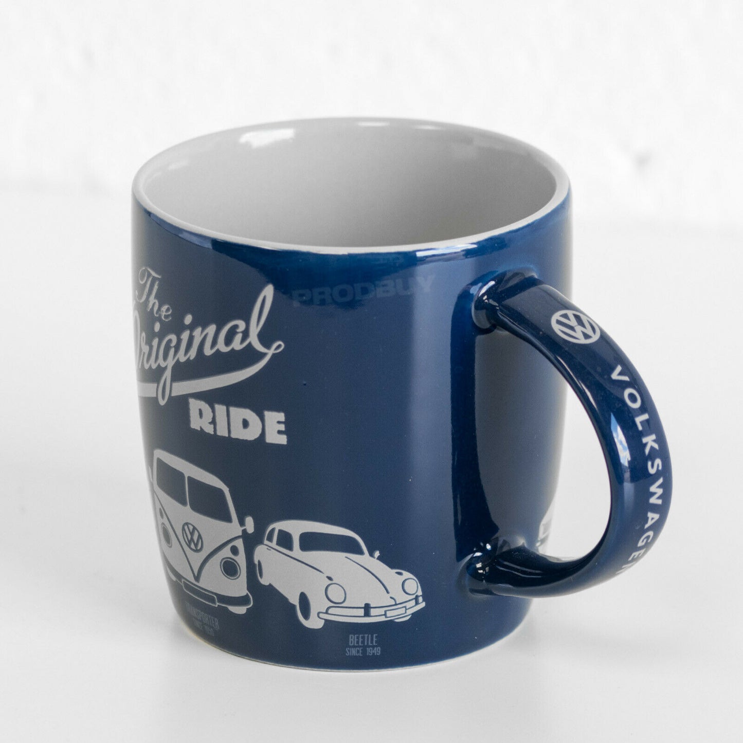 Dark Blue Volkswagen Retro Coffee Mug