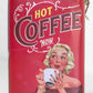 Hot Coffee Now Retro Clip Top 1.3 Litre Storage Tin