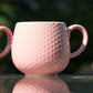 Set of 2 Mason Cash Pink Embossed Mugs 370ml