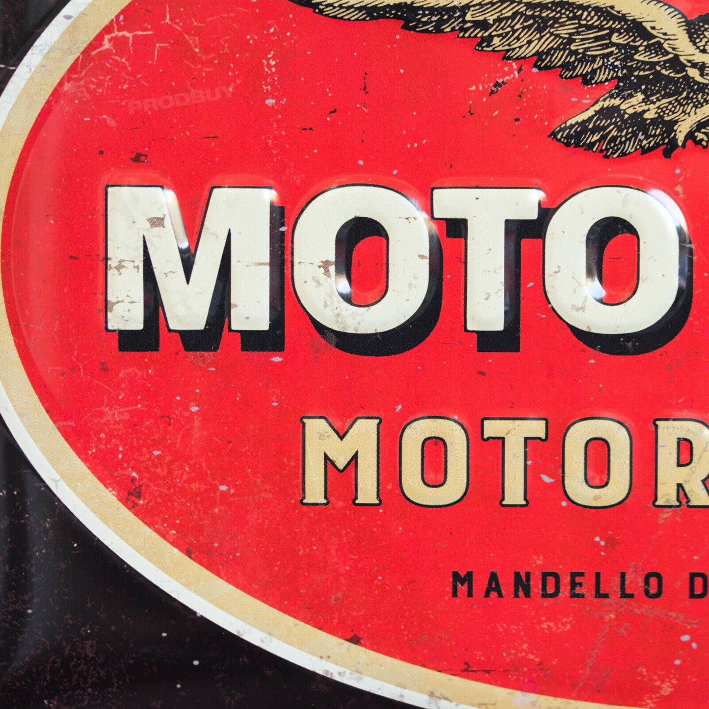 'Moto Guzzi Motorcycles' 30cm Metal Wall Sign