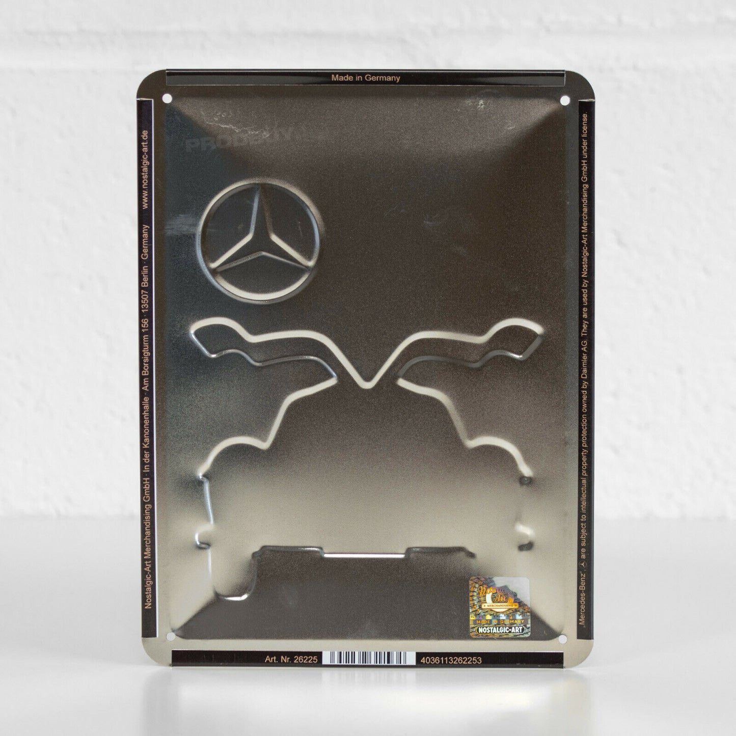 Mercedes-Benz '300 SL Gullwing' 20cm Metal Wall Sign