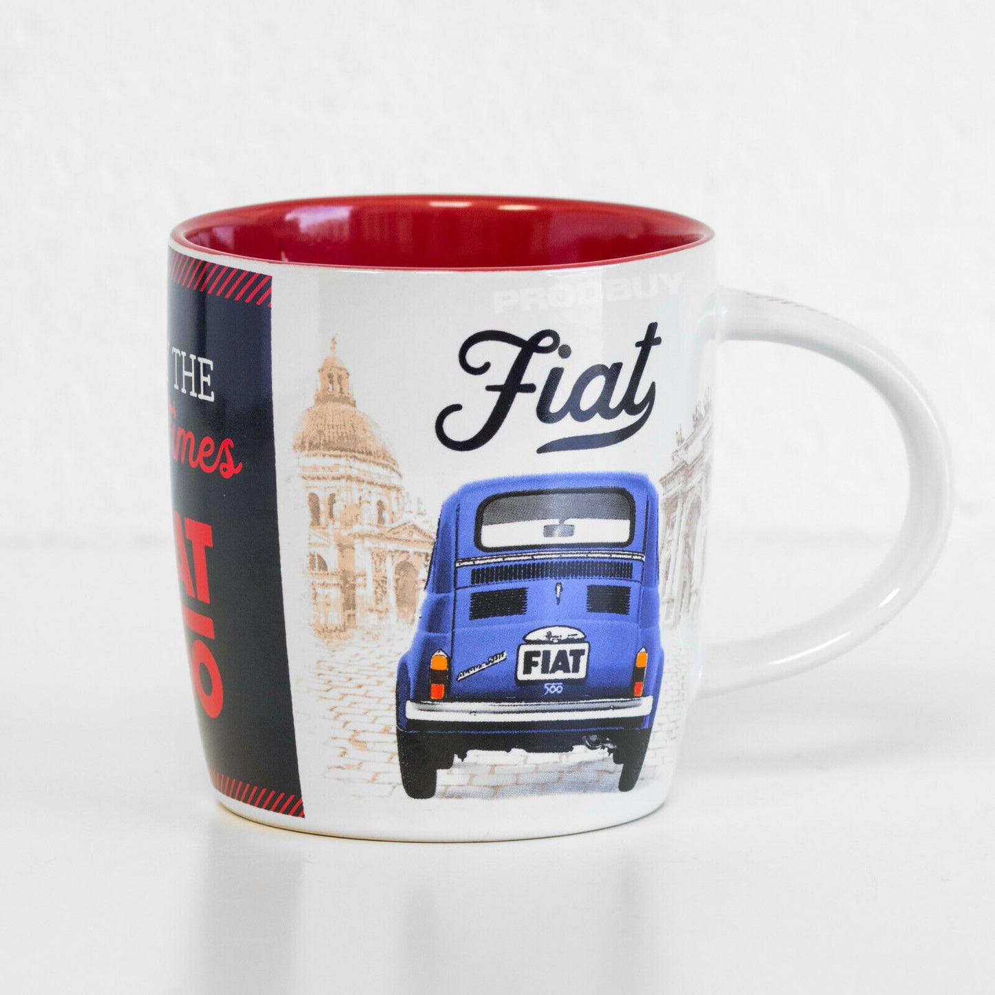 Classic Fiat 500 Car Retro Coffee Mug