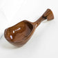 Small Teak Wooden Fruit Bowl with Handle