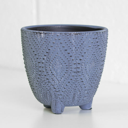 Blue Ceramic Indoor Small 12cm Plant Pot