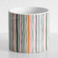 Modern Stripes Large 14.5cm Plant Pot