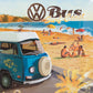 Volkswagen 'Ready For The Summer' Metal 40cm Wall Sign