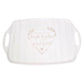 Set of 2 Food For Thought Melamine Handled Serving Trays