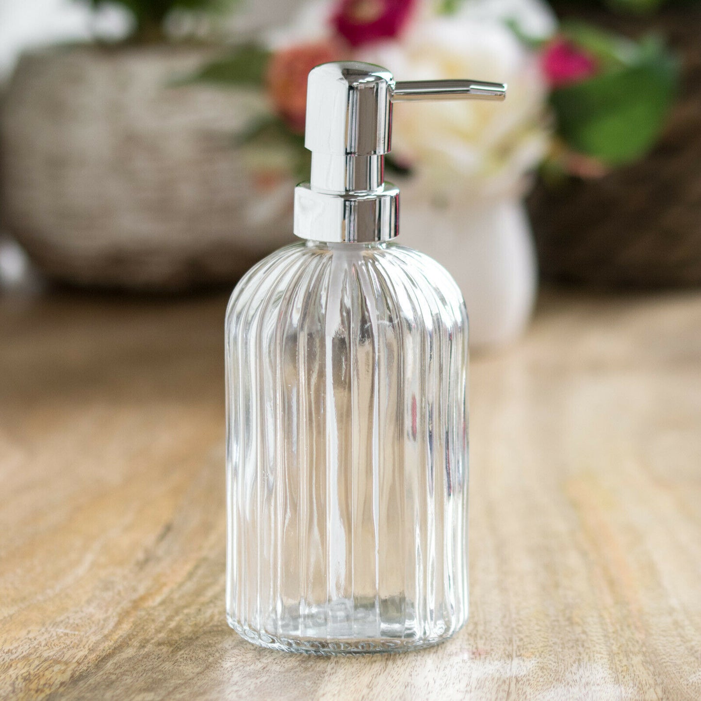 450ml Glass Vintage Lotion Liquid Soap Dispenser