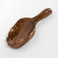 Small Teak Wooden Fruit Bowl with Handle