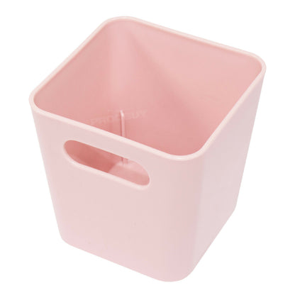 Small 10cm Pink Plastic Organiser Pots