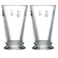La Rochère Set of 2 Bee Hi Ball Tumblers 300ml Glasses