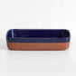 Blue Ceramic Terracotta Rectangular 11" Baking Dish