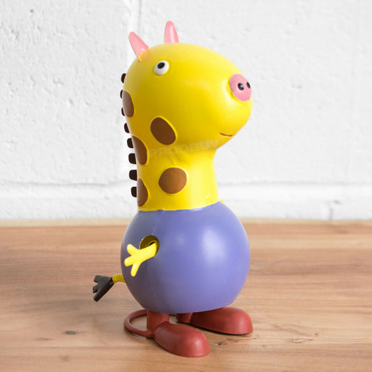 Cute 'Gerald Giraffe' Ornament Metal Nodding Peppa Pig Figure