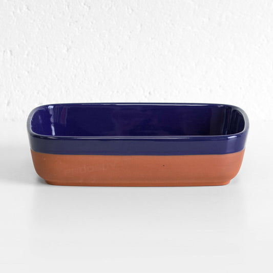 Blue Ceramic Terracotta Rectangular 9" Baking Dish
