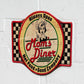 'Mum's Diner' Large 45cm Metal Wall Sign