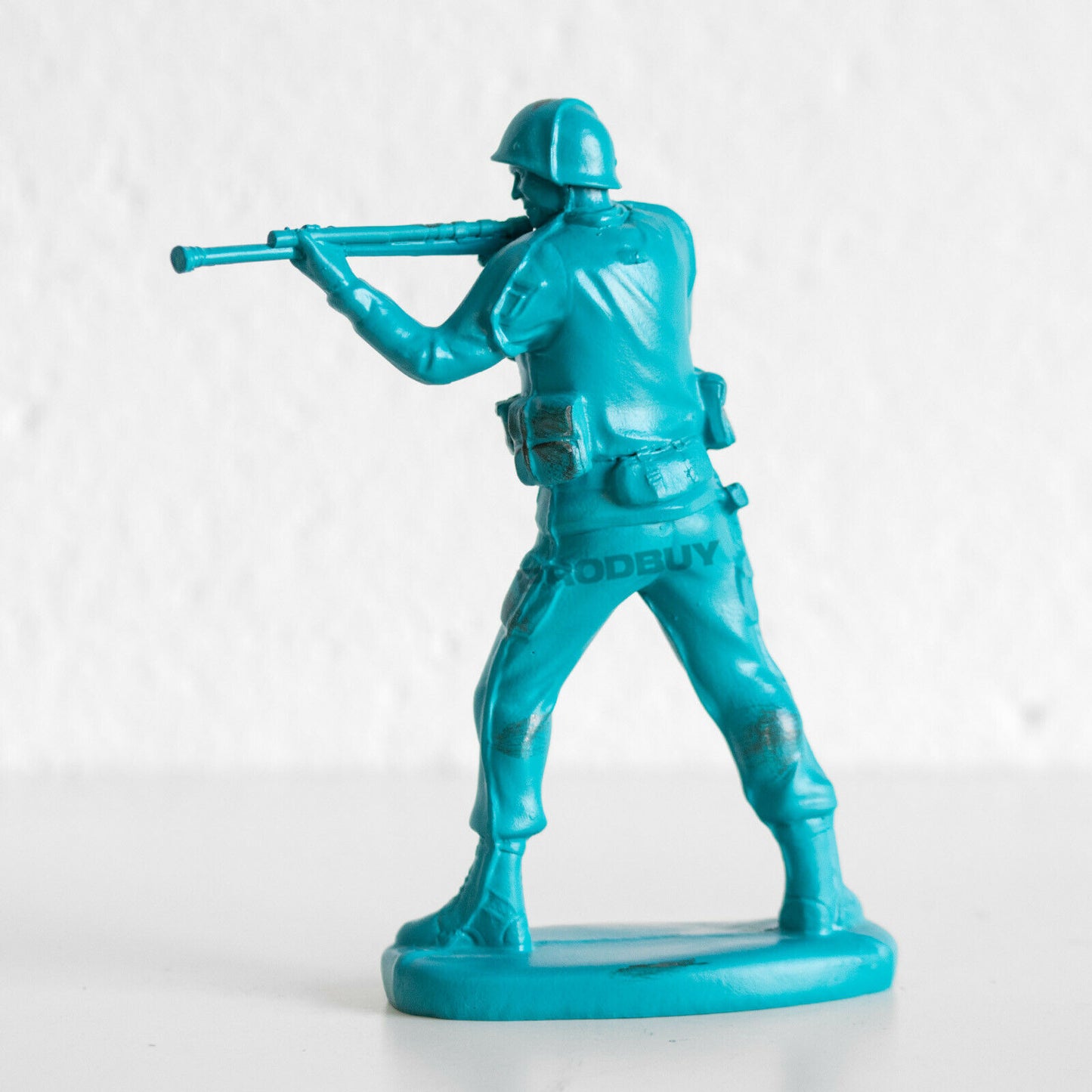 Teal Blue Toy Soldier Figure 18cm Army Men Toys