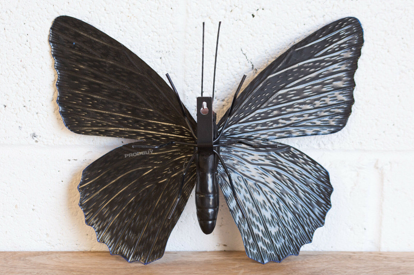 Metal Blue Butterfly 3D Wall Decoration
