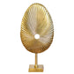 Standing 50cm Tall Large Gold Fossil Art Sculpture Ornament