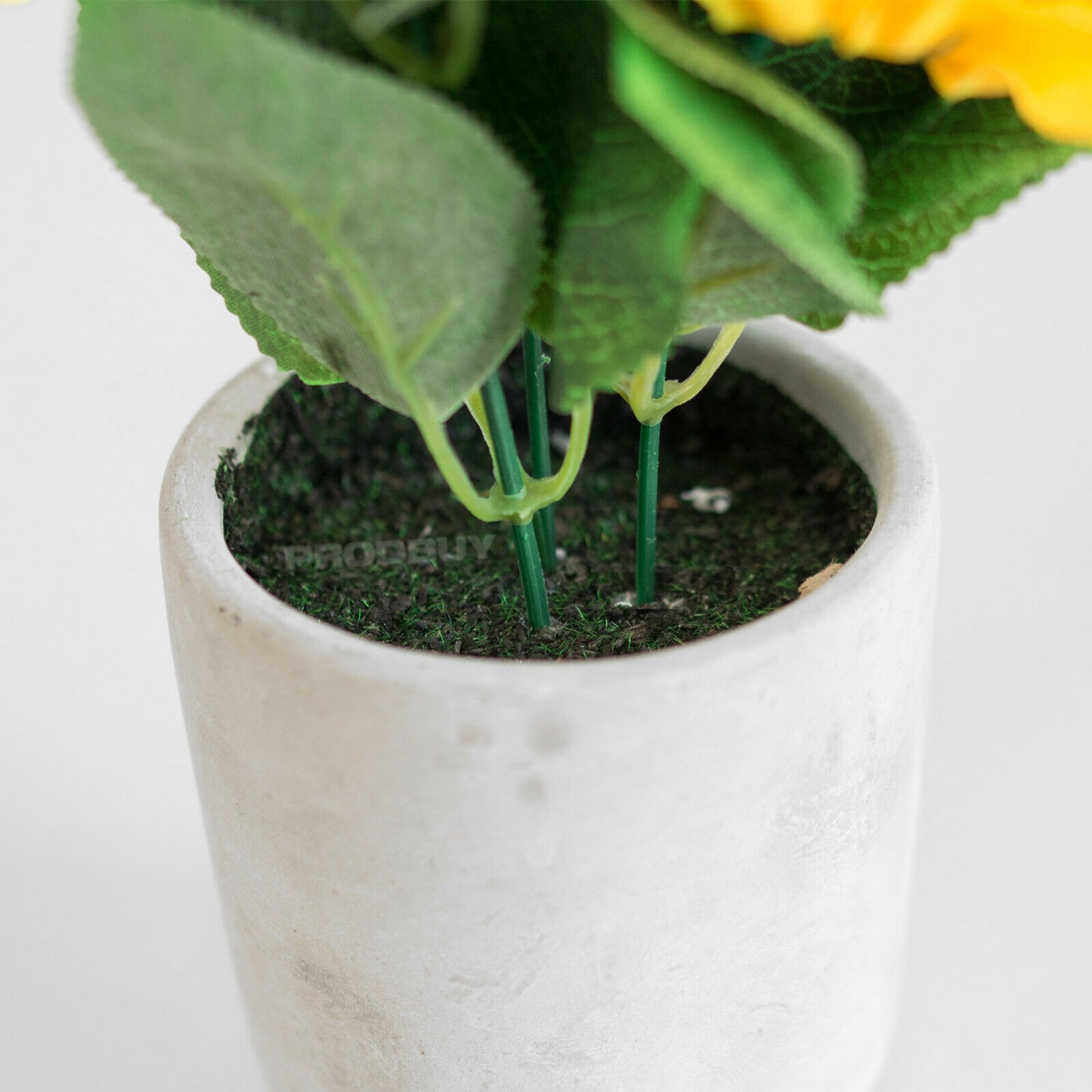 Small Artificial Sunflowers In Pot Ornament