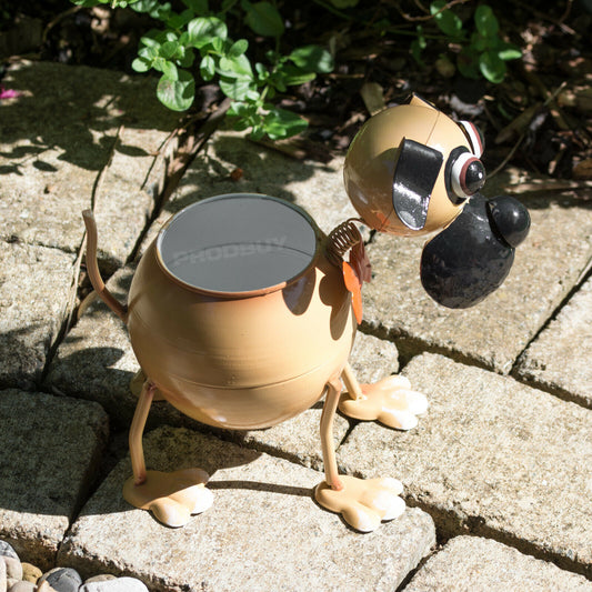 Nodding Pug Metal Dog Planter