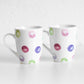 Set of 2 Polka Dot Coffee Mugs