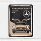 Mercedes-Benz '300 SL Gullwing' 20cm Metal Wall Sign