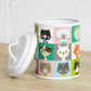 Cat Pawtraits 1L Treat Biscuit Storage Tin