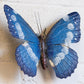 Metal Blue Butterfly 3D Wall Decoration